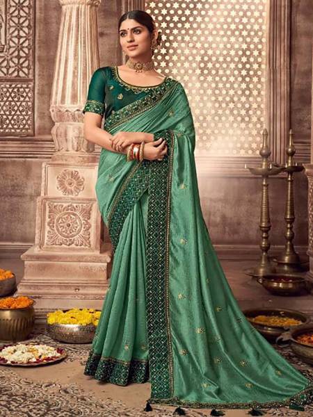 Buy Latest Purple Fancy Heavy Embroidered Designer Wedding Saree | Wedding  Sarees