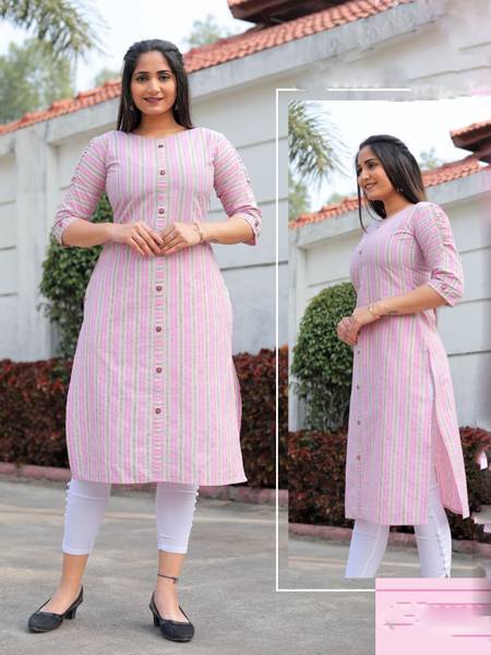 Casual, Party Wear Pink and Majenta color Georgette fabric Kurti : 1884624
